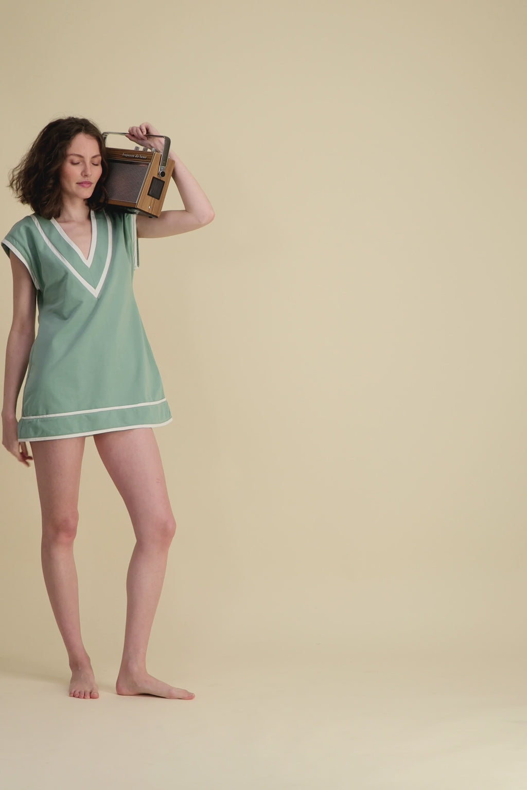 Robe Romy Tilleul